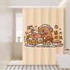 LIEI Capybara Cartoon Shower Curtain