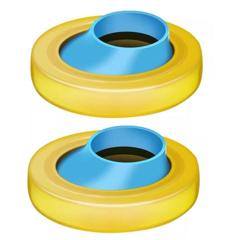 Toilet Seal Flange Rings Toilet Sealant Rings set for Secure Watertight Fitting