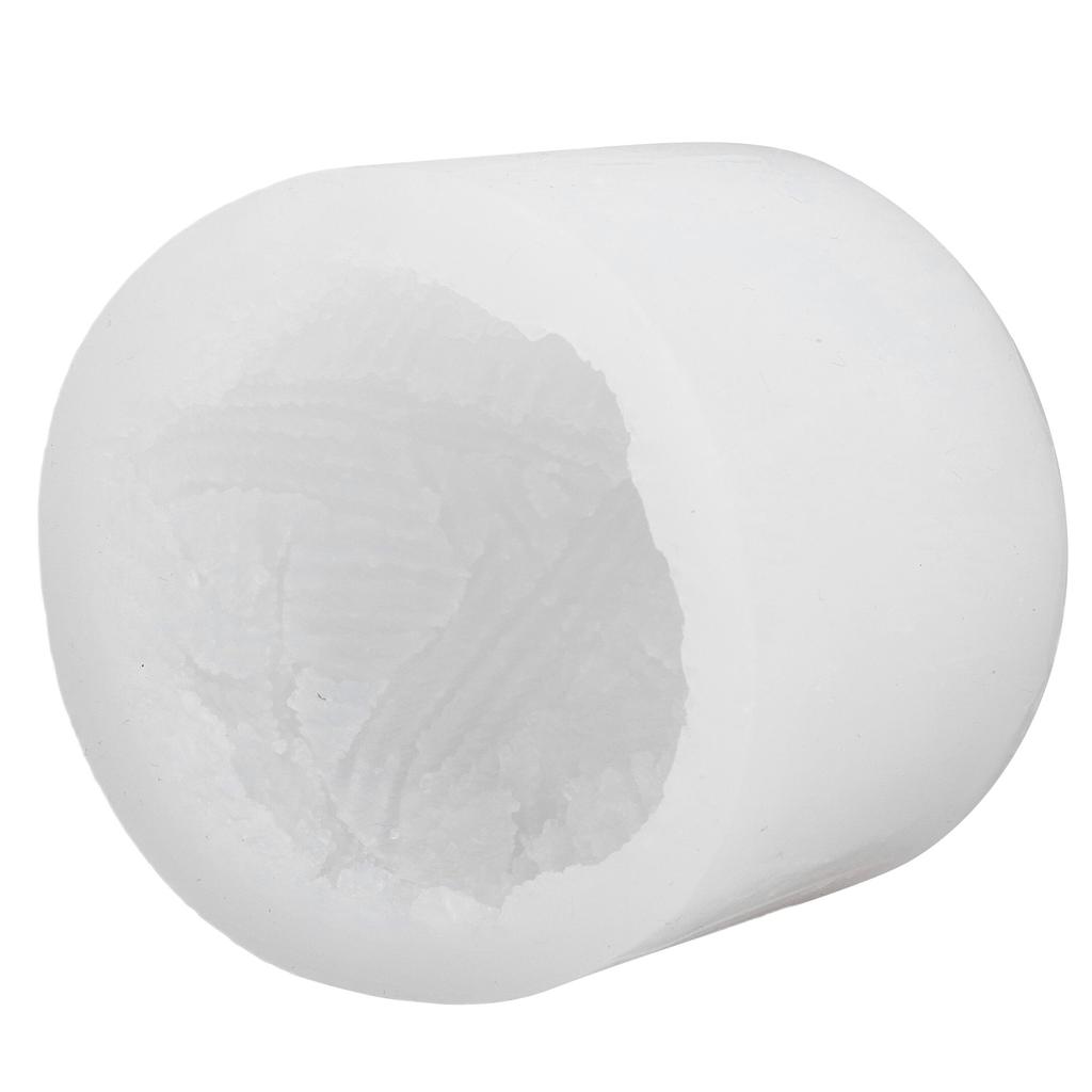 Silikonová forma Ručně vyrobená DIY Trojrozměrná koule z příze Vonná sádrová svíčka Silikonová forma