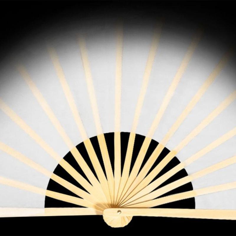 Dyed Silk Fan Dance Long Fan Dance Props for Stage Performances