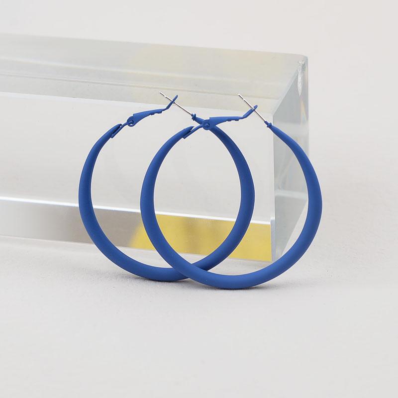 Korea Luxury Fashion Statement Big Ear Ring Female Earrings 10 Colors Candy Big Circle Earrings Party Earrings Accessories Jewellery Hoop Earrings