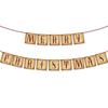 Christmas Decorations - Vintage Merry Christmas Banner - Retro Nostalgic Traditional Old Fashioned Victorian Xmas Holiday Decor