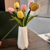 Tulip Building Block Set, Valentine'S Day Gift For Women, Home Decor Tulip Building Block Flowers, Diy Bouquet Plant Decorations For Dining Table