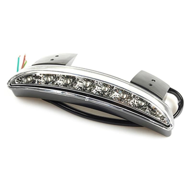 Taillight LED Tail Light Turn Signal Indicator Light Universal Motorcycle Rear  Edge Stop Lamp 12V for XL 883 1200