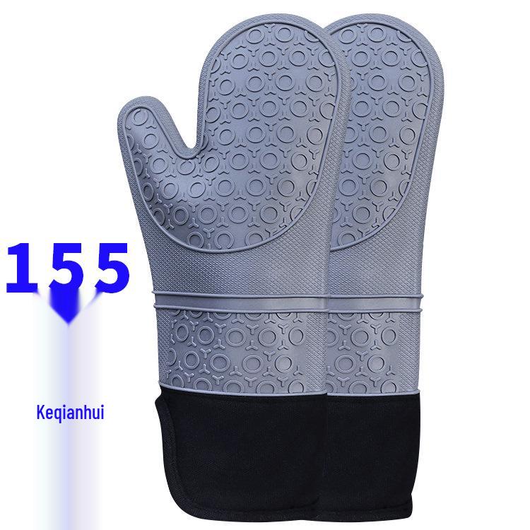 Nine Likes Hitzebeständige Silikonhandschuhe zum Backen - Dick, Qualitätsisolation