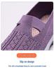 Damen Übergröße Atmungsaktive Sommer Stoffschuhe - Bequeme Leichte Freizeitschuhe für Mittleren Alters und Ältere.