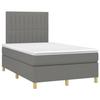 VidaXL Sommier à lattes de Lit avec Matelas et LED, Lit Rembourré, Lit Double, Lit Adulte de Chambre à Coucher Intérieur, 3270261