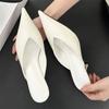 Sexy Elegant Shallow Pointed Toe Mule Women Slippers Pumps Fashion Thin High Heels Stripper Dress Ladies Shoes