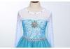 Frozen Princess Long Sleeve Costume Gown for Kids - Elsa & Anna Inspired with Cape