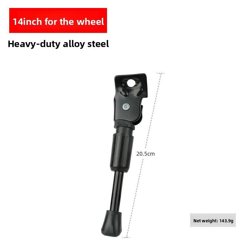 Bicycle Kickstand Single Support For Child Stroller Metal Heavy Duty
