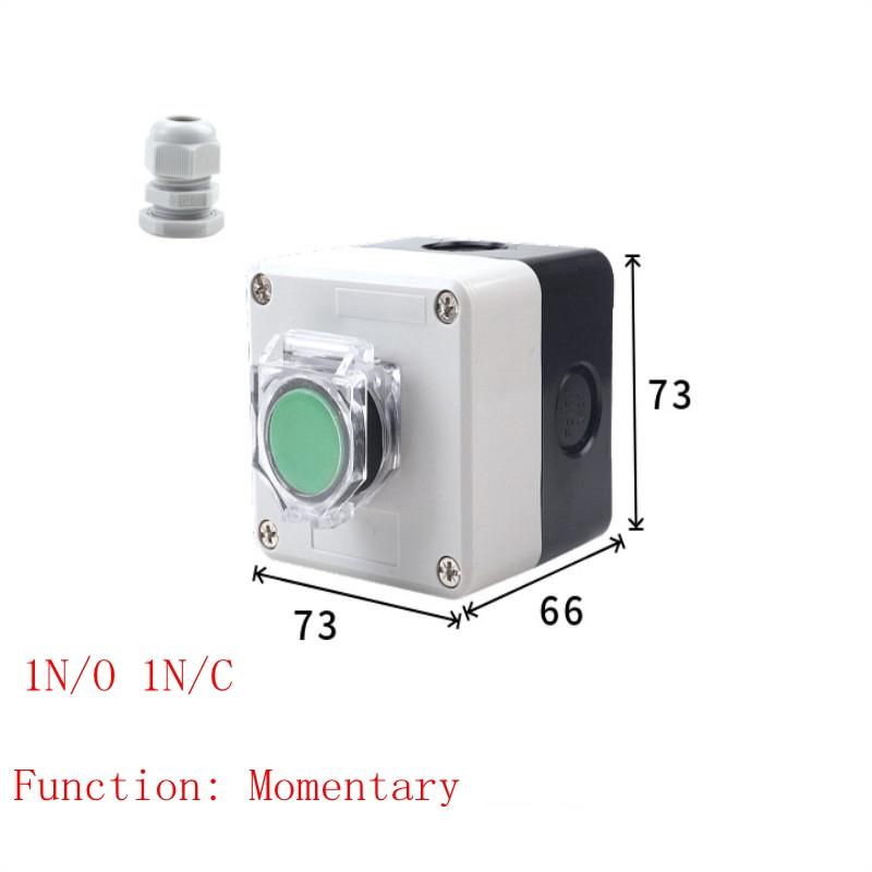 Start and Stop Self-reset Momentary Waterproof Button Box Switch Emergency Stop Industrial Control Box