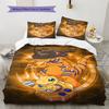 Digimon Bedding Set, 1 Duvet Cover & 2 Pillowcases, Home Decor, Perfect Gift for Digimon Fans
