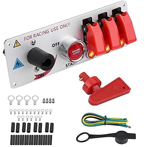 Ignition Switch Panel 5 In 1 Racing Car Ignition Switch Panel Engine Start
