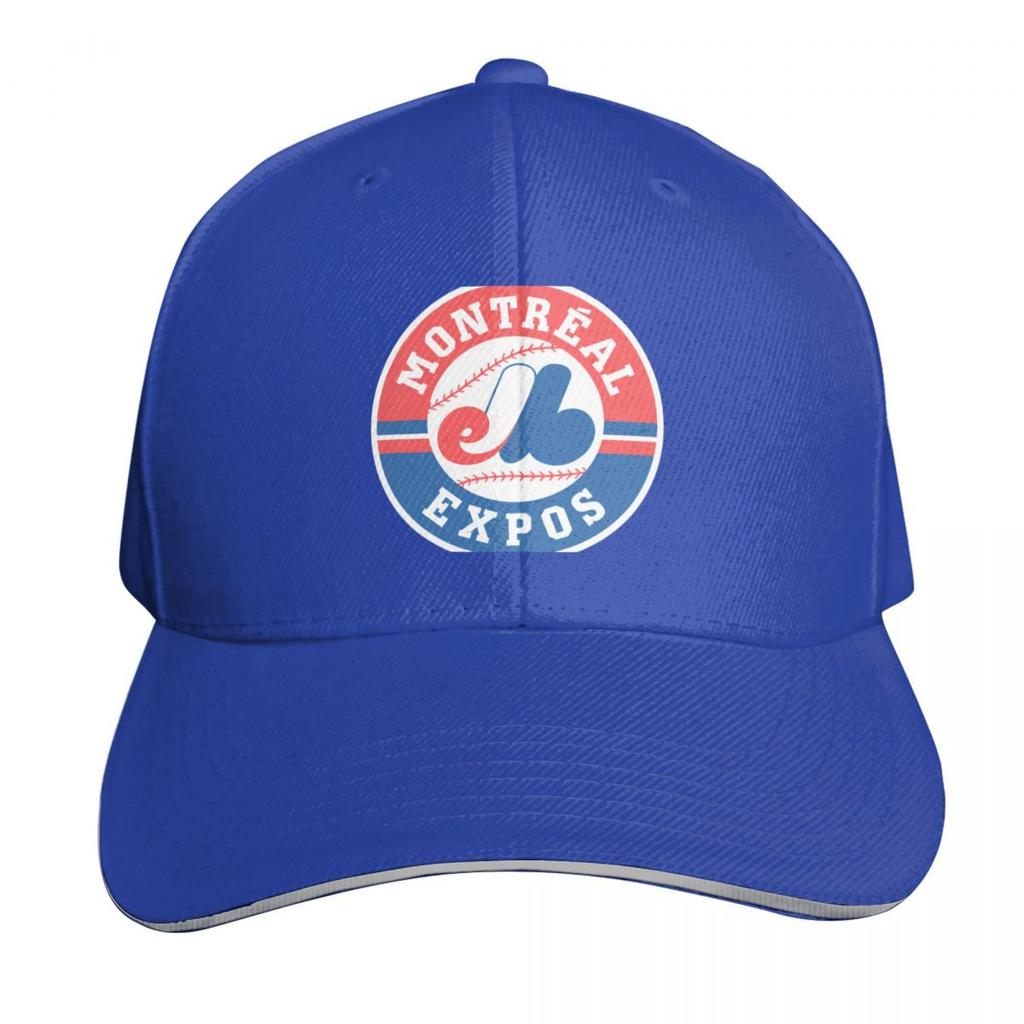 Montreal Expos Primary Logo Baseball Cap Luxury Unisex Cap Vintage Beach F Womens Hats For The Sun Unisexs