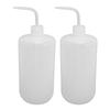 2Pcs Wash Bottle 1000ml Plastic Safety Laboratory Squeeze Tool with Narrow Mouth