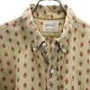 PENNEYS 60s vintage Overall handle Long sleeve Button down shirt L beige Men's Used