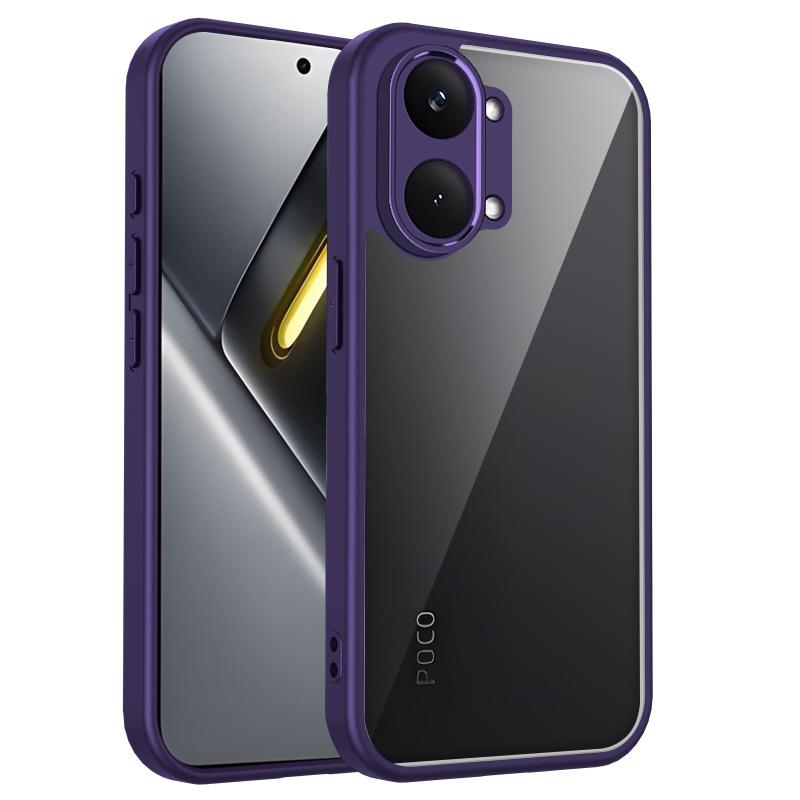 EUCAGR HD Clear PC Hard Case For Xiaomi POCO X8 Pro Max Back TPU Bumper Shockproof Transparent Phone Cover For Xiaomi POCO X8Pro
