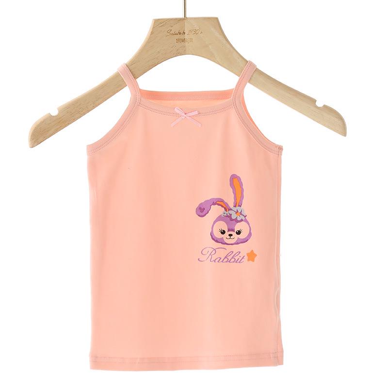 Girls' Cotton Spaghetti Strap Tank Top Sleeveless Base Layer Vest