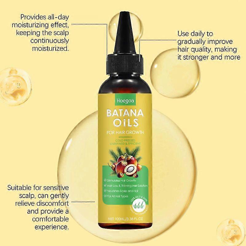 Batana Hair Essence Oil Reducing Broken Repairing Damaged Oil Control Nourishing Scalp Strengthen Roots Hair Care Serum