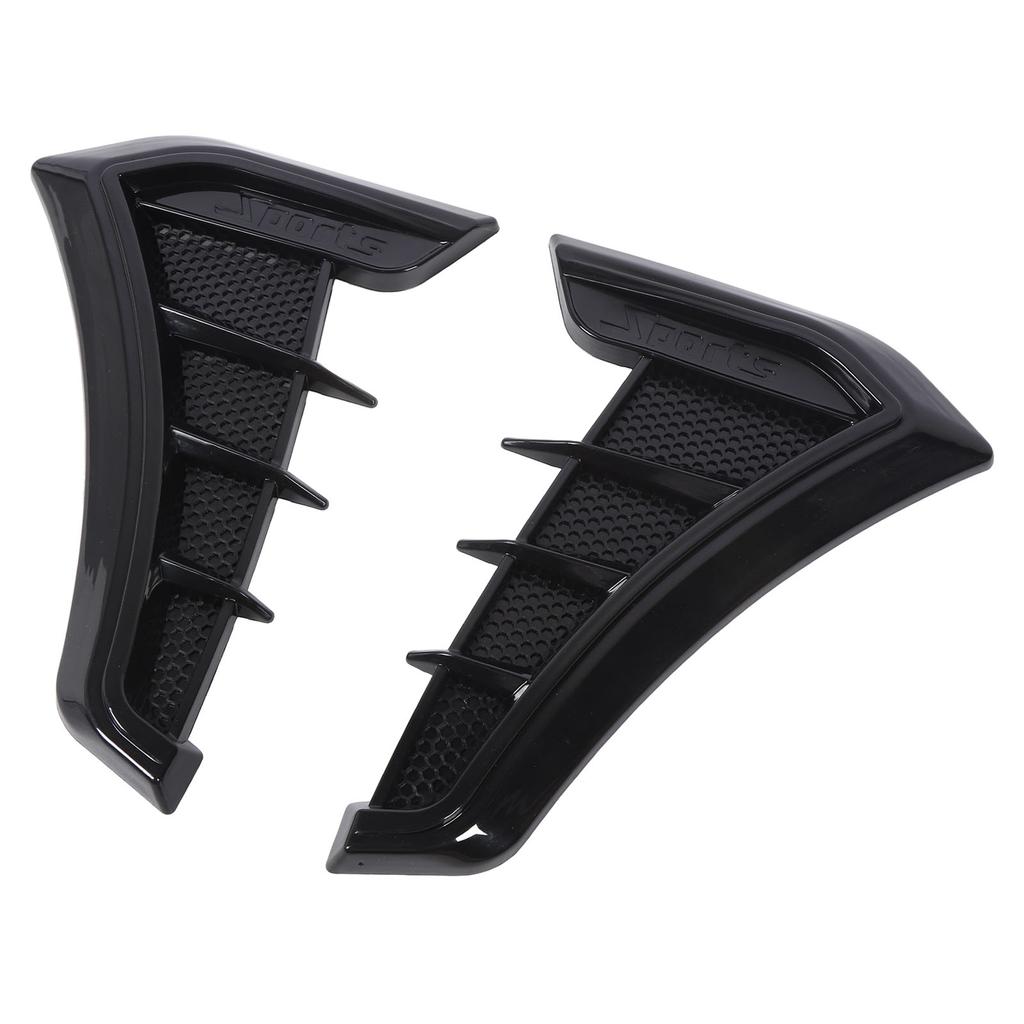 1 Pair Side Vent Trim Sporty Look Enhanced Performance Side Mudguard Air Wing Vent Trim Sticker for 1 Series E90 E91