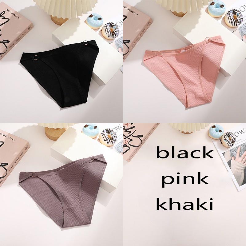 

FINETOO 3 шт./компл. хлопковые трусы для женщин, мягкие трусы с низкой посадкой, полосатое красочное женское нижнее белье, интимное нижнее белье-бикини L