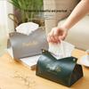 Nordic Style Luxury Leather Tissue Box for Home, Car, or Office