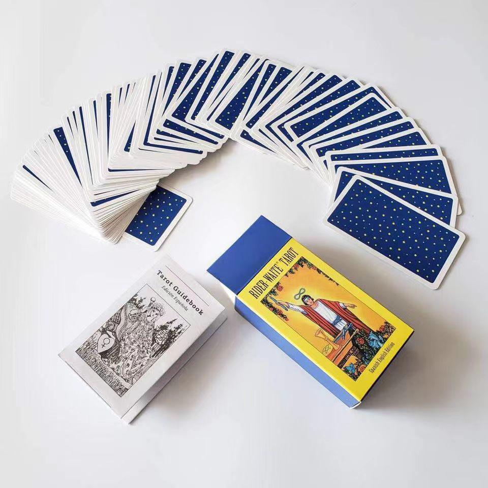 Spanish Tarot Cards Deck Games Oracle Party Playing Card English Table Board Game