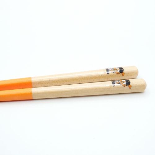 Hyozaemon Kattobashi Farbe Yomiuri Giants Essstäbchen, Hergestellt in Japan, 22,5 cm