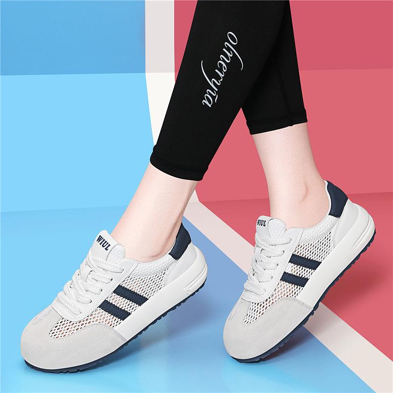

Breathable version of casual moral training shoes women s summer new mesh shoes platform-soled fashionable versatile sports shoes 40