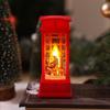 Santa Claus Christmas Lantern Candle Holder Night Light