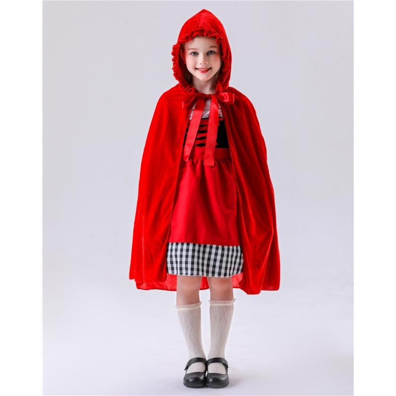 

Детский костюм на Хэллоуин «Красная Шапочка и Большой Злой Волк», сценический костюм для ролевых игр 150