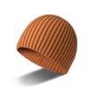 Autumn and winter men's and women's couples' wool hats, dome hats, solid-color men's hats, knitted hats, warm and trendy bald hats.