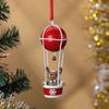 Yousheng Santa Claus Deer Hot Air Balloon Ornament Iron Father Christmas Hot Air Balloon Decoration Hand-Painted Christmas Tree Decor