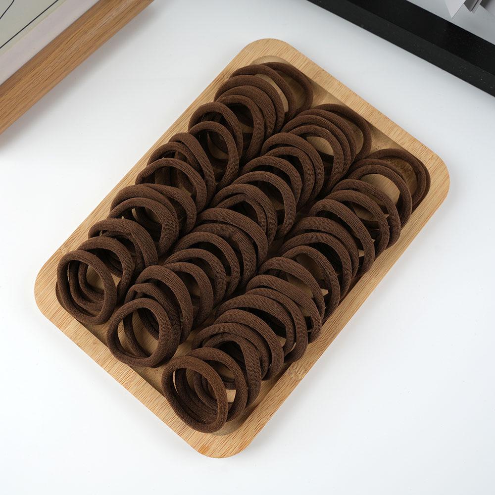 50 Thick Non-Damaging Hair Elastics for Women - High Elasticity Towel Ring Hair Accessories