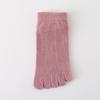 ! Women Toe Socks with Separate Fingers Summer Solid Color Cotton Five Finger Socks Women Low Cut Ankle Socks Yoga Sport