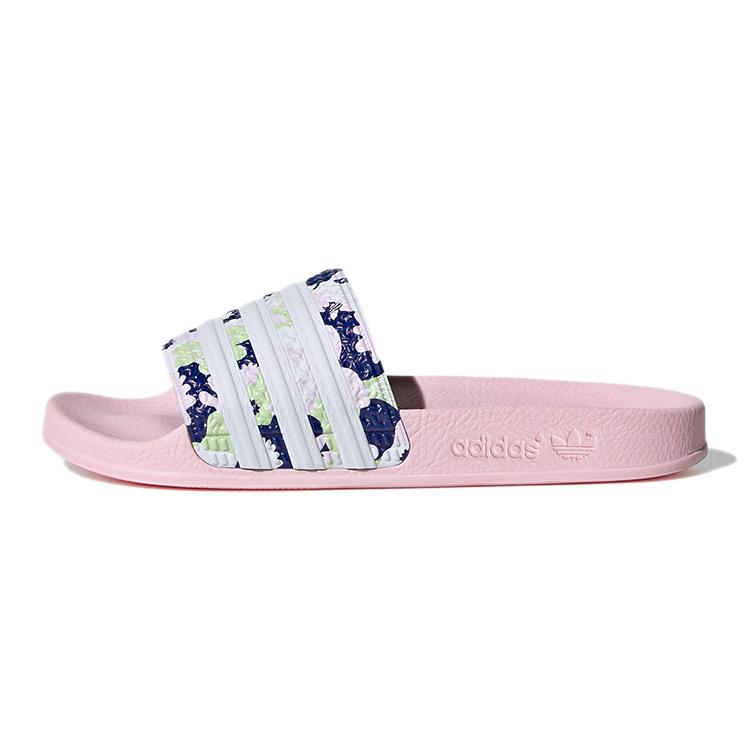 Teenagers Adidas Originals ADILETTE Kids  Outdoor Slippers Pink GZ3692 35.5