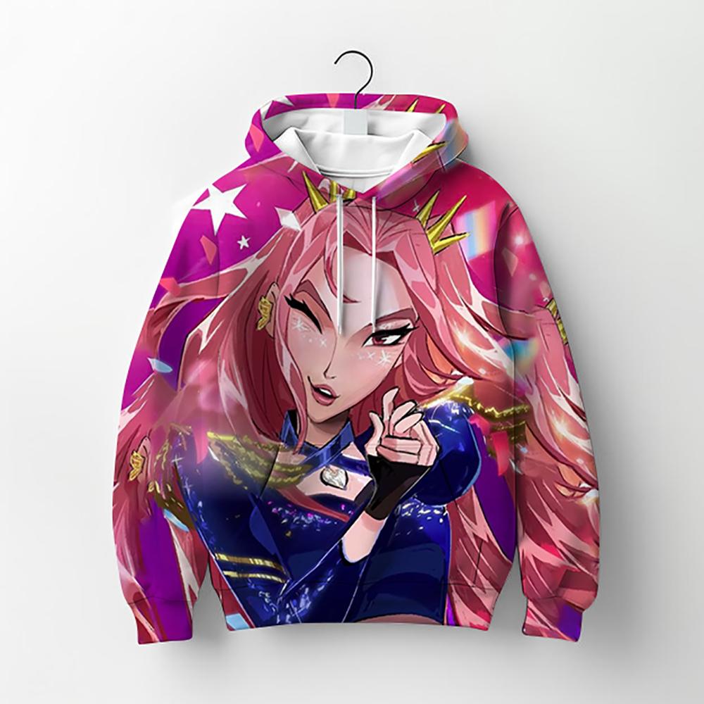Lässige Film-Hoodies Kinder-Hoodie Manga Kinder Kpop Dämonenjäger Kinder-Sweatshirt Niedlicher Tiger-Hoodie für Jungen Mädchen
