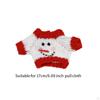 Doll Clothing Set for Christmas Sweater Dress Up 6.69 Inch Educational Photo Props