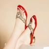 Women Fashion Sweet Multi Color High Quality Spring Slip on Peep Toe Shoes Lady Casual Sandals Sapatos Femininas A1477