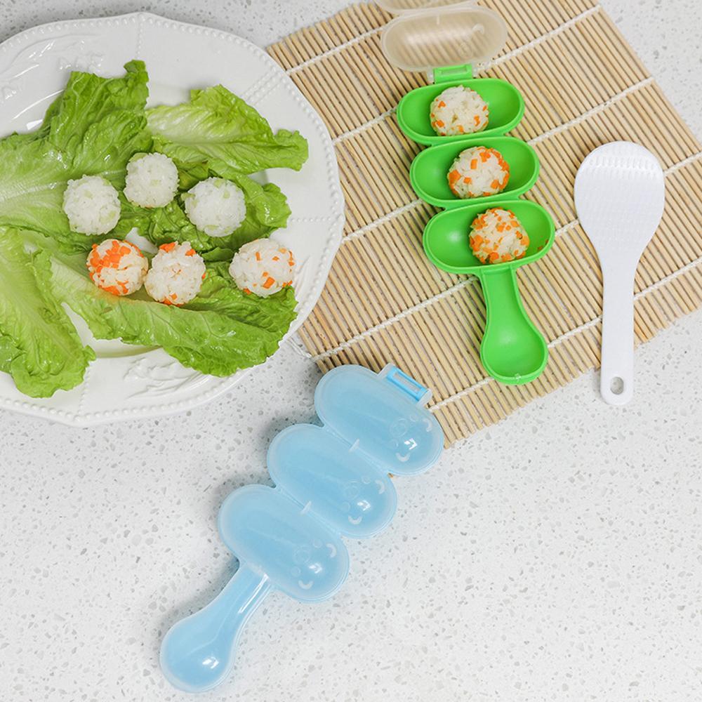 Rice Ball Shaker DIY Rice Baller Shakers Lunch Maker Mould Onigiri Mold DIY Rice Baller Shakers Kitchen Sushi Tools Accessories