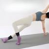 Pilates Anti-slip Yoga Socks, Gradient Color Women's All-cotton Five-finger Socks, Indoor Fitness Sports Mid-calf Socks