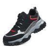 Rotary Buckle Work Boots Safety Steel Toe Men Breathable Safety Shoes  Indestructible Puncture-Proof Hiking Work Sneakers