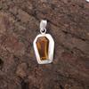Citrine Stone 925 Sterling Silver Art Deco Ethnic Handmade New Pendant Jewelry PP-53-11