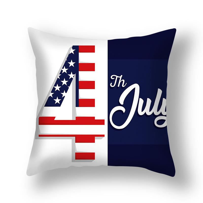 Linen Pillowcase Home Car Decoration Sofa Living Room Single-sided Digital Printing Pillow Cushion