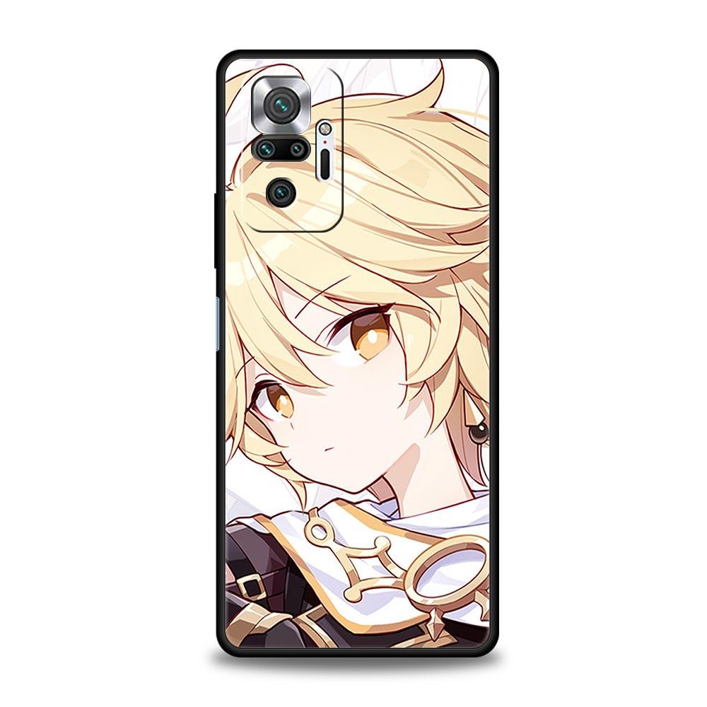 Genshin Impact Game Phone Case For Xiaomi Redmi Note 12 11 10 Pro Plus 10S 9S 9 9T 8T 9C 9A 8 7 K40 Gaming Silicone Cover
