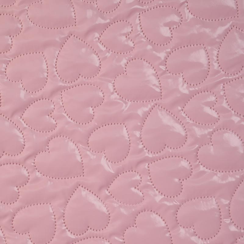

100X138CM Ultrasonic Shiny Heart Shape Embossed Bow Quilted Pressed Cotton Polyester Fabric 1.5mm Thick Throw Pillow Bag Costume 100X135CM
