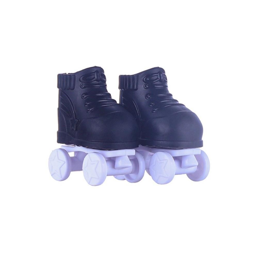1 Pair Fits Foot Soles 4x3cm Doll Figure Roll Skates For Paula Doll/Salon Doll/Mia Doll