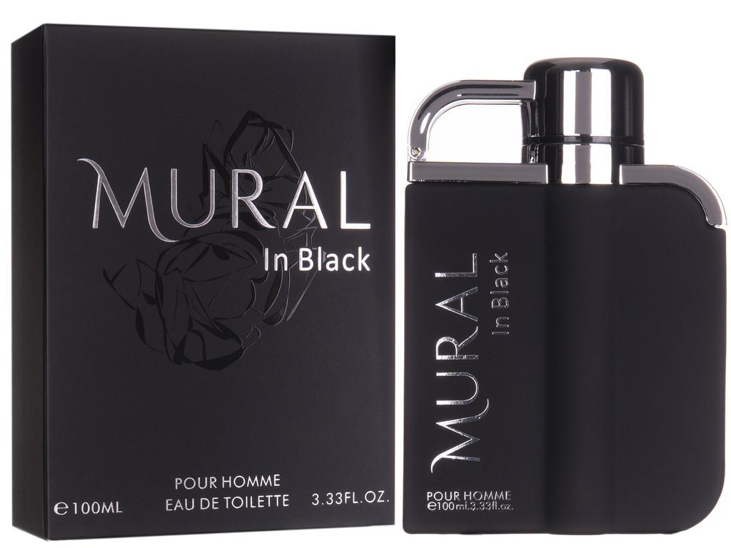 Mural in Black Mural Perfumed water