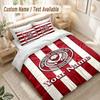 Custom Name Bedding Set 3 PiecesSheffield United FC Print Duvet Cover + 2 Pillowcases Soft Bed Decor
