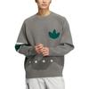 adidas Originals SS22 Logo Print Crewneck Pullover Sweatshirt Men Sweatshirt Gray HS7294